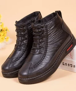 Winter Fleece Thickened Warm Non-Slip Cotton Boots