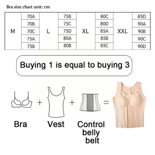 Mga Babaye nga Nagpaubos sa Girdle Posture Corrector Bra