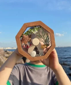 Kompleti i kaleidoskopit të punuar me dorë prej druri-BLI 2 TRANSPORT FALAS