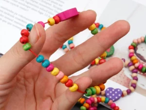(🌲Early Christmas Sale- SAVE 48% OFF)12Pcs/Set Colourful Wooden Bracelets🎉Buy 3 Get Free Shipping