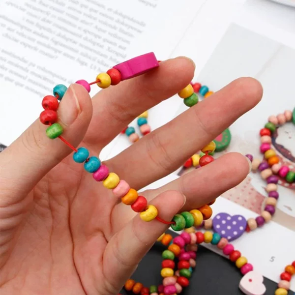 (🌲Early Christmas Sale- SAVE 48% OFF)12Pcs/Set Colourful Wooden Bracelets🎉Buy 3 Get Free Shipping