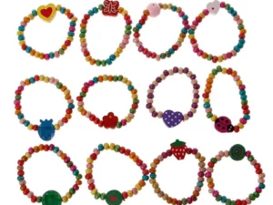 (🌲Early Christmas Sale- SAVE 48% OFF)12Pcs/Set Colourful Wooden Bracelets🎉Buy 3 Get Free Shipping