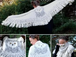 2022 NEW ! RETRO OWL SCARF
