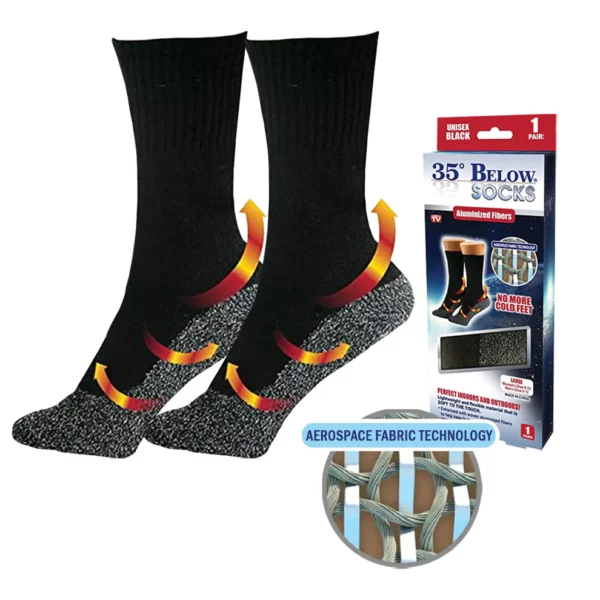 35 градуса алуминизирани влакна, нагревателни чорапи