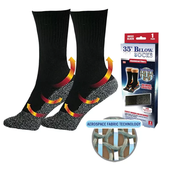 35 Degere Aluminized Fibers Pumehana Socks