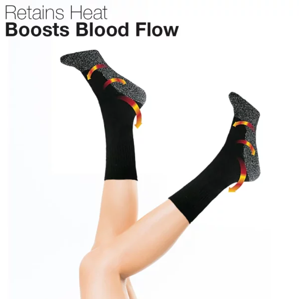 35-градусные нагревательные носки из алюминизированных волокон