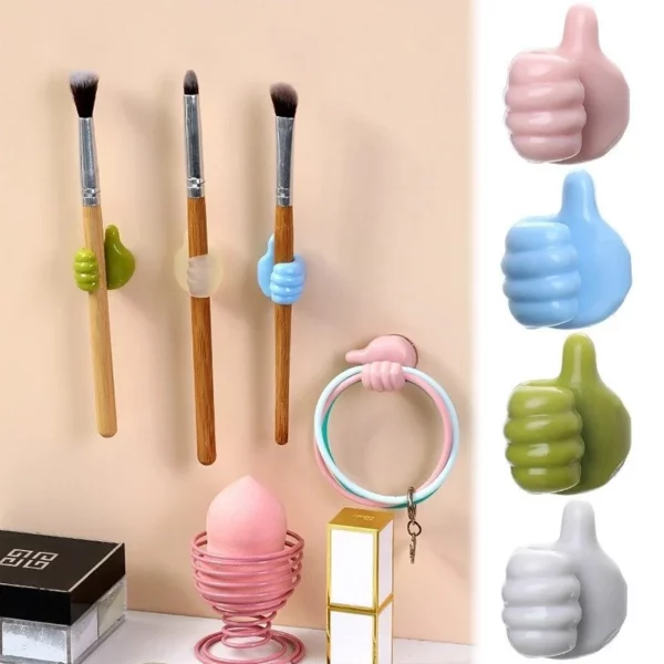 5 Pcs Set Creative Thumbs Up Wall Hook