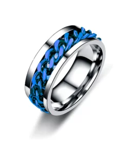 ARSENE TitanSlim Intertwine SpinnerRing