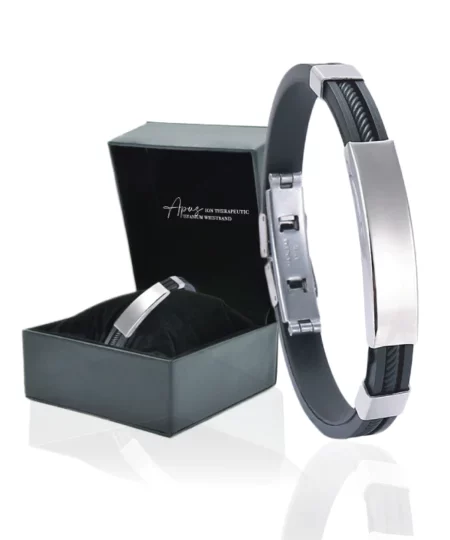 Apus Ion Therapeutic Lympunclog Titanium Wristband