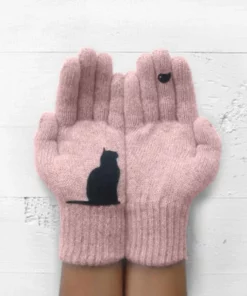 Cat Fan Cotton Gloves-Buy More Save More