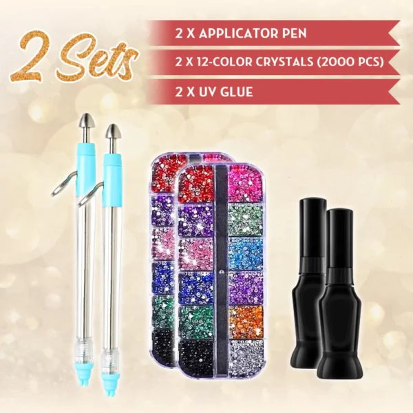 Christmas Accessories Blingaholic Pob Zeb Diamond Applicator Kit