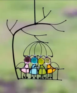 Colorful Art Window Pendant