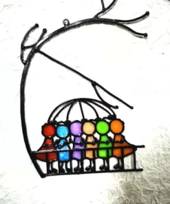 Colorful Art Window Pendant