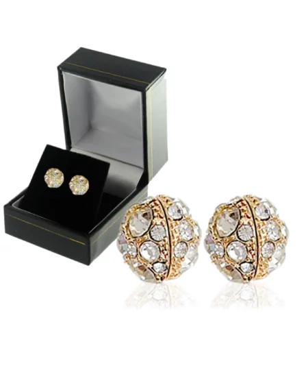 Disco Ball Non-Piercing Earrings