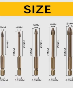 Efficient Universal Drilling (5PCS)