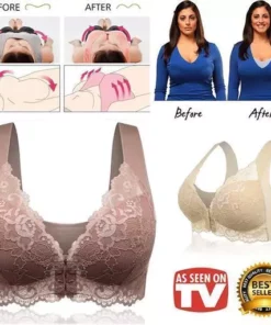 Front Closure Extra-Elastic Breathable Bra