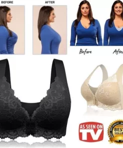 Front Closure Extra-Elastic Breathable Bra