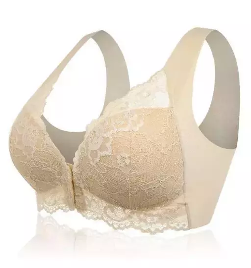 Reggiseno traspirante extra-elastico con chiusura frontale