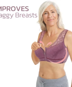 HealthLift Lymphvity Front Zipper Bra