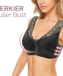 HealthLift Lymphvity Front Zipper Bra