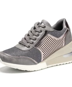 High Heeld Wedge Sneakers For Women