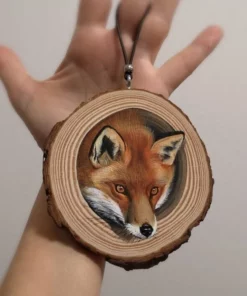 Holiday Decoration Family Wood Slice Decoration