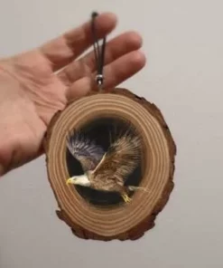 Holiday Decoration Family Wood Slice Decoration