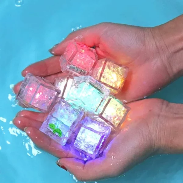 Παιχνίδι μπάνιου με κύβους πάγου LED