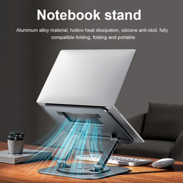 Supporto per laptop Staffa girevole in lega di alluminio