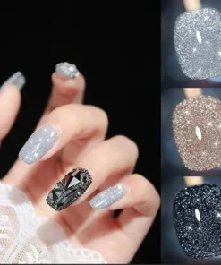 Laser Diamond Cat Eye Nail Polish