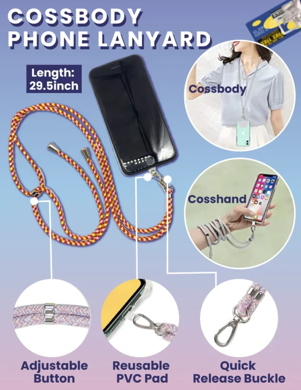 Lattice Detachable Anti Dropping Universal Phone Strap