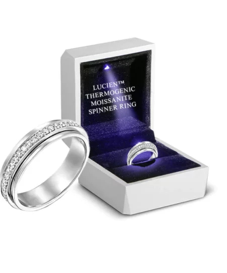 Lucien Thermogenic Moissanite Spinner Ring
