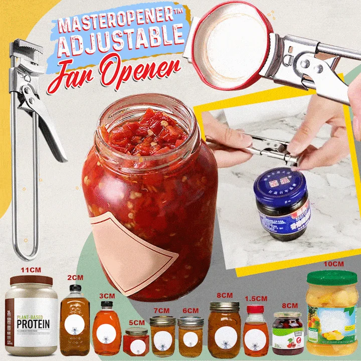 I-MasterOpener Adjustable Jar & Bottle Opener