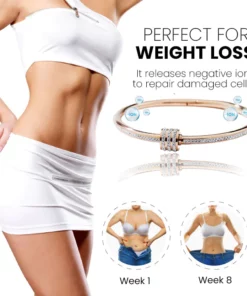 Milana Slim Vibe Spinner Titanium Bangle