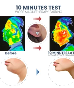 Muko Heart Shining Auriculotherapy Earrings