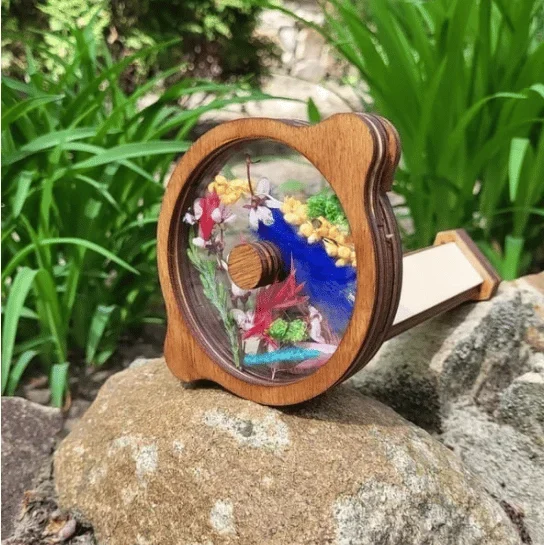 Natural Wood DIY Kaleidoscope