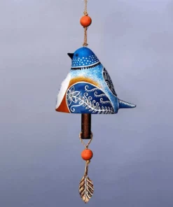 Nouvo Cardinal Ceramic Bird Song Bell
