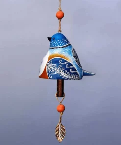 New Cardinal Ceramic Bird Song Bell