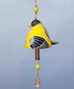 Nouvelle cloche de chant d'oiseau en céramique Cardinal