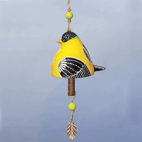 Bagong Cardinal Ceramic Bird Song Bell