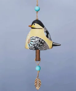 New Cardinal Ceramic Bird Song Bell