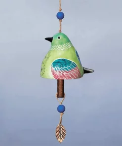 Nova cerámica Cardinal Bird Song Bell