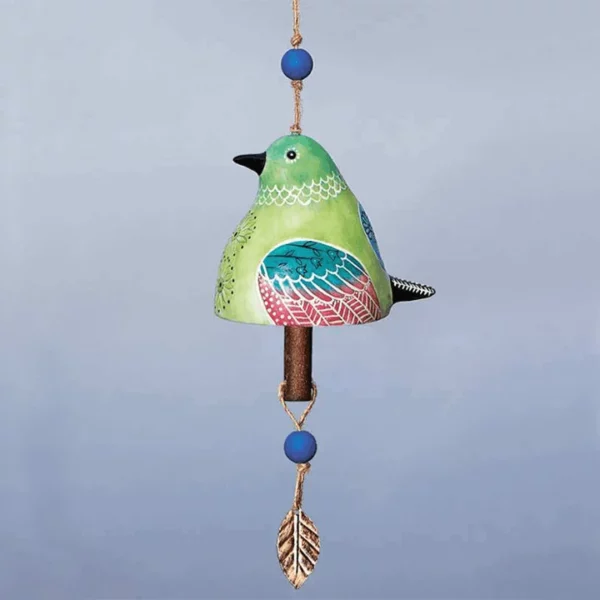 Bagong Cardinal Ceramic Bird Song Bell