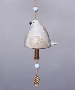Bagong Cardinal Ceramic Bird Song Bell