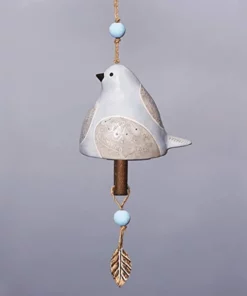 New Cardinal Ceramic Bird Song Bell