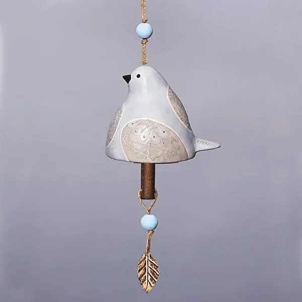 New Cardinal Ceramic Bird Song Bell