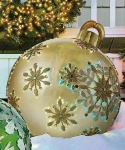 Outdoor Christmas PVC inflatable Decorated Ball