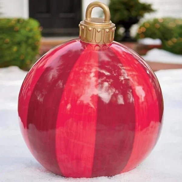 Balle decorata gonfiabile in PVC di Natale all'aperto
