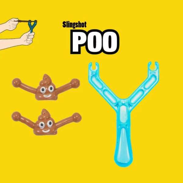 Poop Slingshot Rotaļlieta