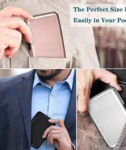 RFID Aluminum Alloy Anti-Theft Wallet